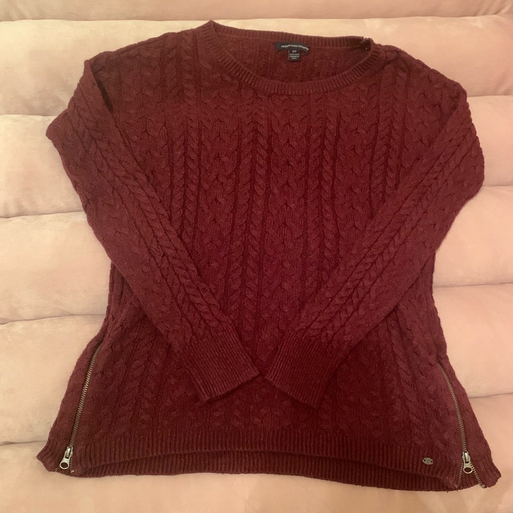American Eagle Zipper Sweater